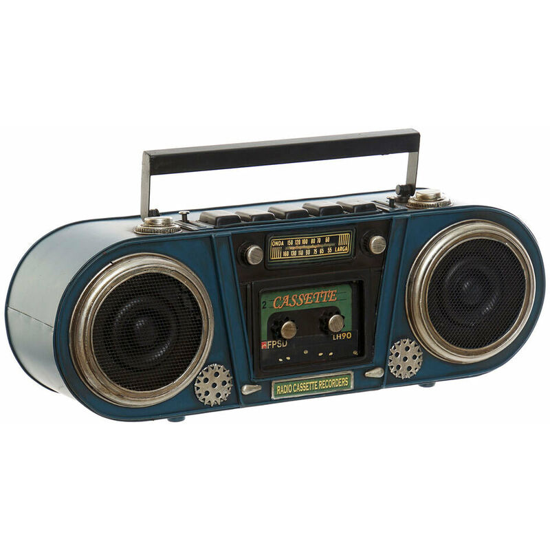 

Figura Decorativa Dkd Home Decor Radio Metal Vintage