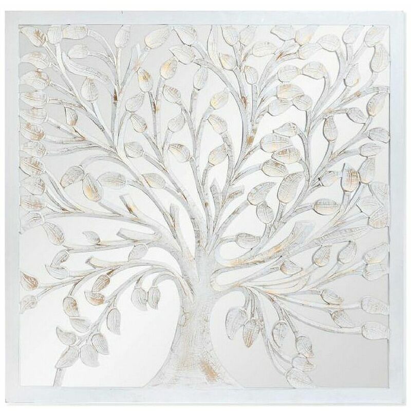 

Figura Decorativa Árbol Cristal Madera MDF (120 x 3.5 x 120 cm) - Dkd Home Decor