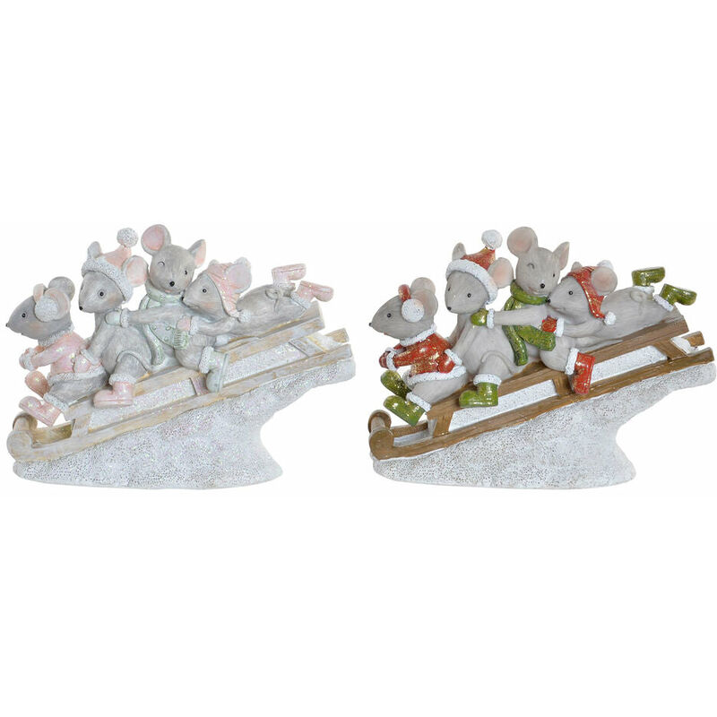 

Figura Decorativa DKD Home Decor Resina (2 pcs) (15.5 x 5.5 x 11 cm)