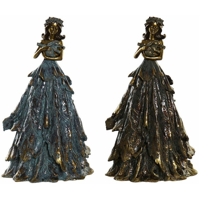 

Figura Decorativa Dkd Home Decor Resina (2 Pcs) (17 X 12.5 X 29.5 Cm)