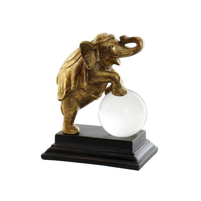 

Figura Decorativa Resina Cristal Elefante (19 x 11 x 23 cm) - Dkd Home Decor