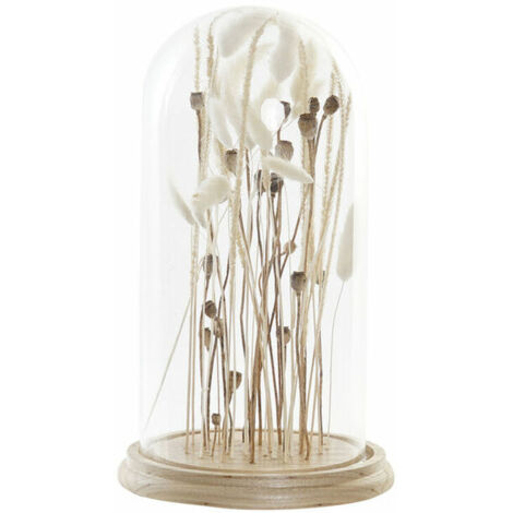DKD Home Decor Figurine décorative cristal marron multicolore