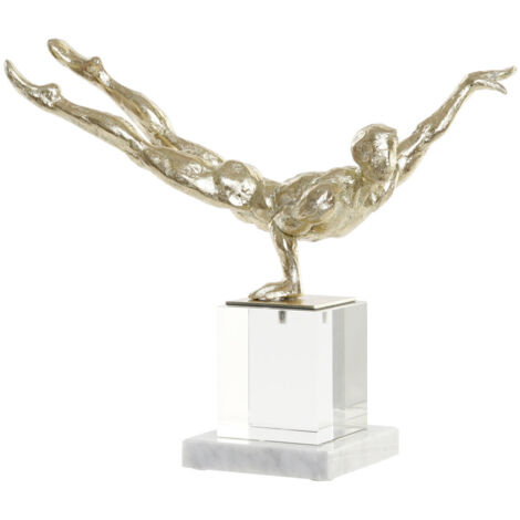 DKD Home Decor Figurine Décorative Dorée 30x10x27 cm