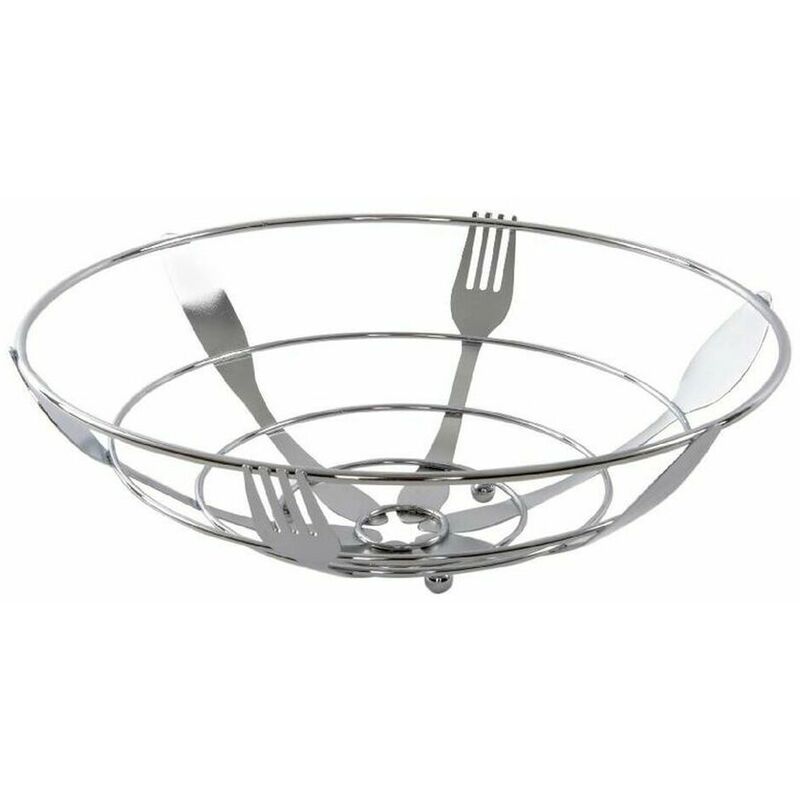 

Frutero Dkd Home Decor Plata Metal Cubiertos (26 X 8.5 X 8.5 Cm)