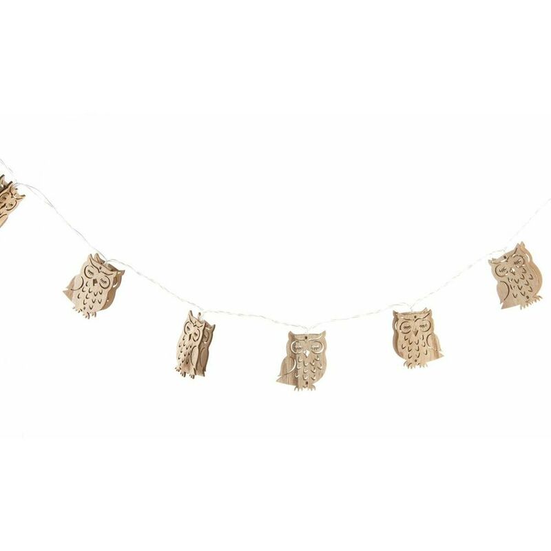 

Guirnalda Navidad Búho (7 x 110 x 110 cm) - Dkd Home Decor