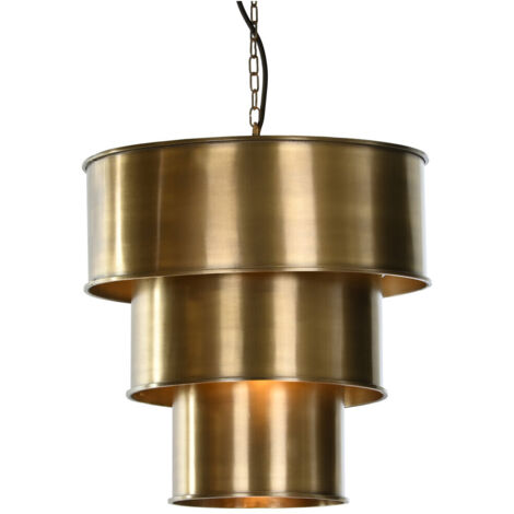 dkd-home-decor Home Decor Iron Lustre doré 42x42x41 cm