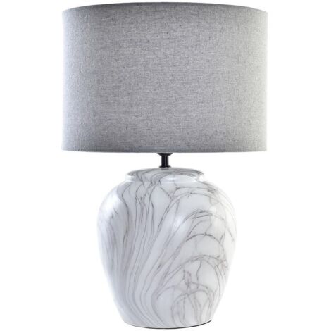 dkd-home-decor Home Decor Lampe de Table Beige 38x38x58 cm
