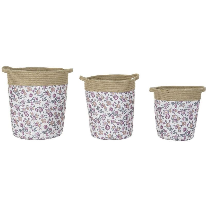 

Juego de Cestas Poliéster (3 pcs) - Dkd Home Decor