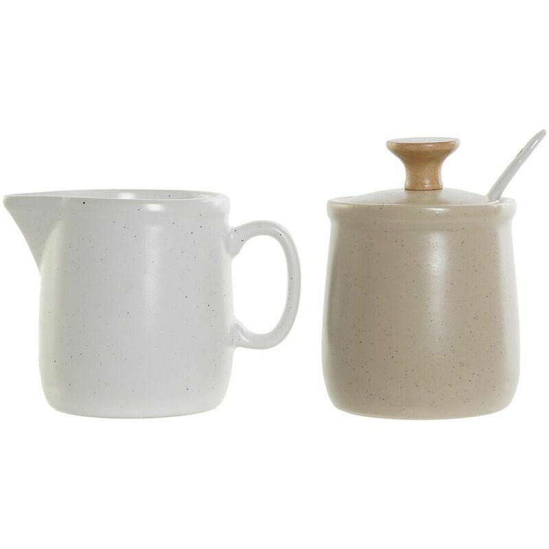

Lechera Y Azucarero Dkd Home Decor Gres (2 Pcs)
