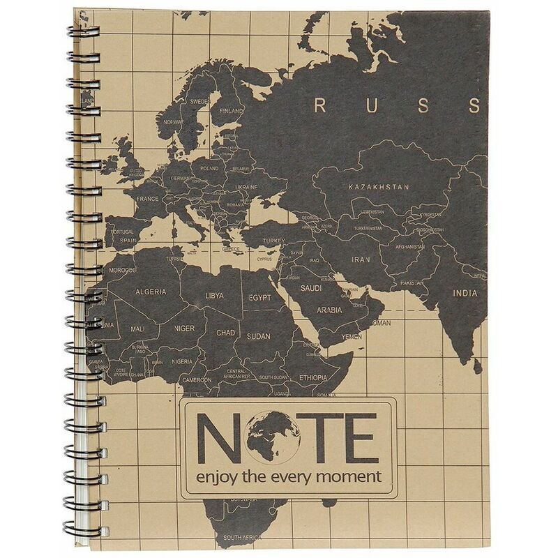 

Libreta de Anillas Negro (20 x 1 x 26 cm) - Dkd Home Decor