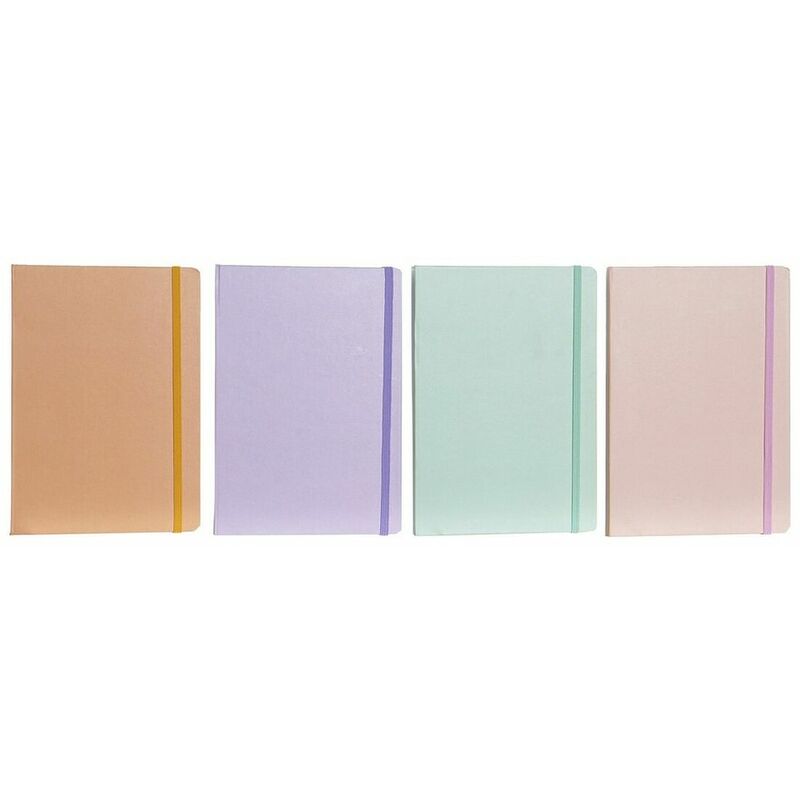 

Libreta Amarillo Rosa Menta Lila (14.5 x 1.5 x 21 cm) - Dkd Home Decor