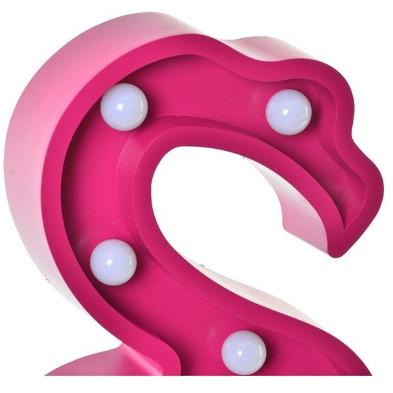 

Lámpara de Mesa DKD Home Decor Polipropileno (PP) Tropical Flamenco (26 x 5 x 42 cm)