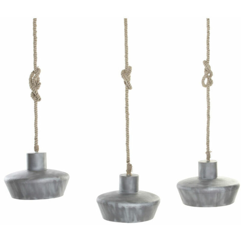 

DKD Home Decor Lámpara de Techo DKD Home Decor Gris Metal Cuerda (135 x 37 x 160 cm)