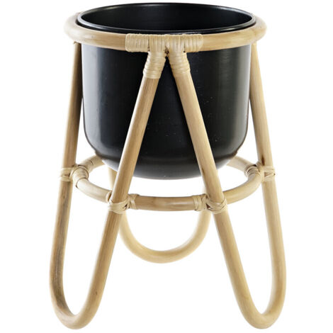 DKD Home Decor Macetero noir 26x26x40 cm élégant