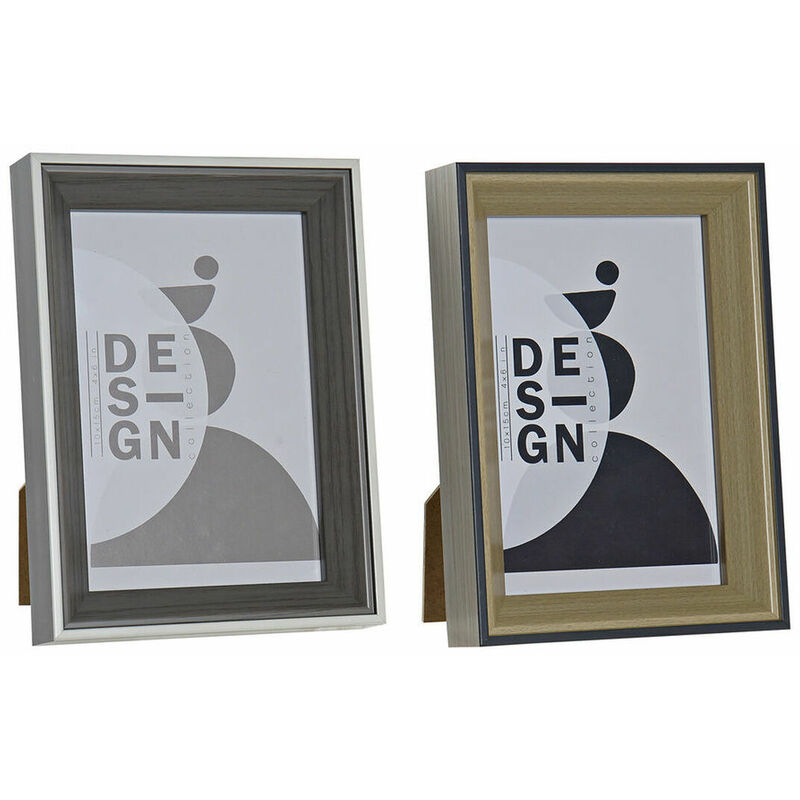 

Marco De Fotos Dkd Home Decor Cristal Poliestireno (2 Pcs) (13 X 3 X 18 Cm)