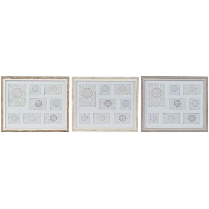 

Marco de Fotos DKD Home Decor Cristal Poliestireno Tradicional (3 pcs) (55 x 2 x 45 cm)