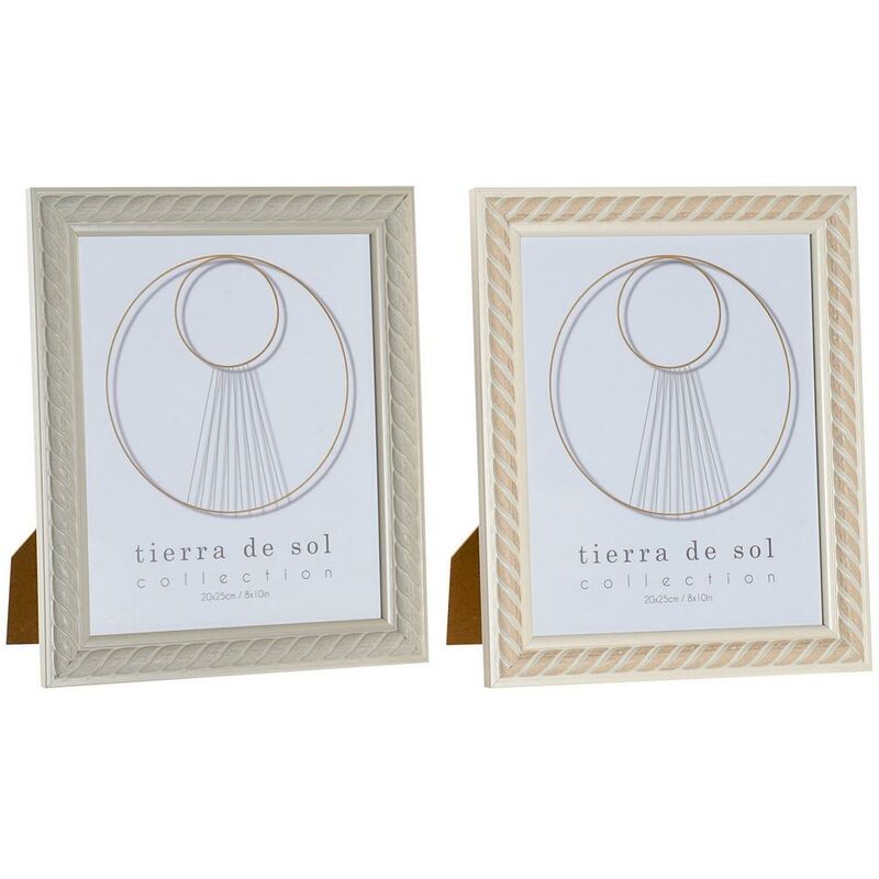 

LTD - Marco De Fotos Dkd Home Decor Cristal Ps (2 Pcs) (20 X 20 X 25 Cm)