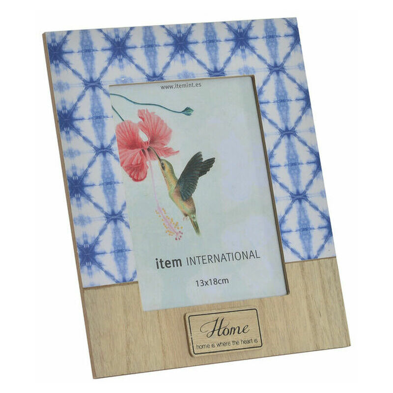 

Marco De Fotos Dkd Home Decor Flor Madera (13 X 13 X 18 Cm)