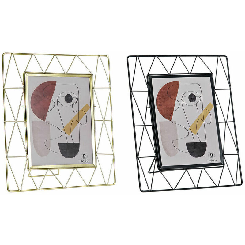 

DKD Home Decor Marco de Fotos DKD Home Decor Metal Moderno (2 pcs) (25 x 3 x 29 cm)