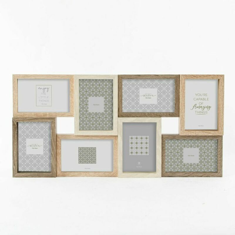 

Marco de Fotos Multicolor Madera Boho (56 x 2 x 28 cm) - Dkd Home Decor