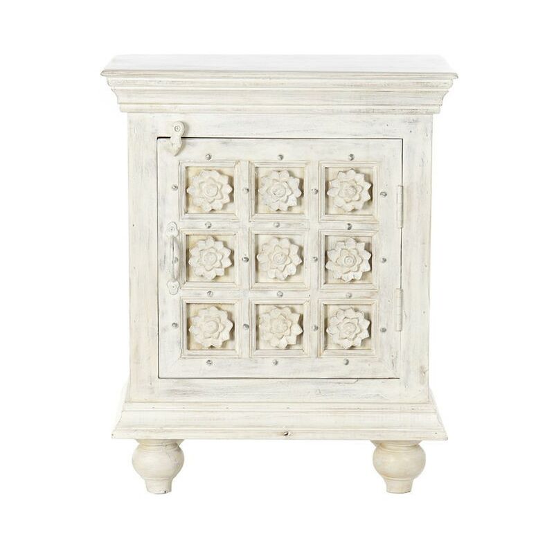 

Mesa auxiliar Blanco Madera (54.5 x 35 x 68 cm) - Dkd Home Decor