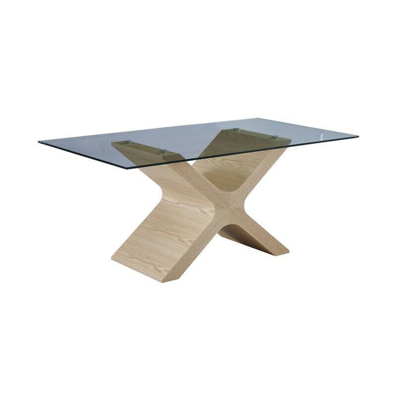 

DKD Home Decor Mesa de Comedor DKD Home Decor Cristal Madera MDF (180 x 100 x 76 cm)