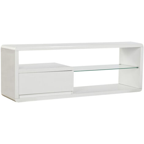 dkd-home-decor Meuble TV Bois Blanc 140x50x40 cm