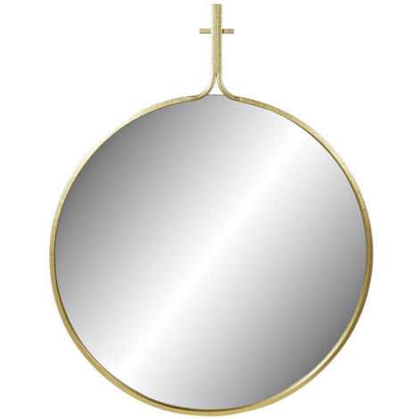 DKD Home Decor Miroir Doré Métal 72x2x91.5 cm