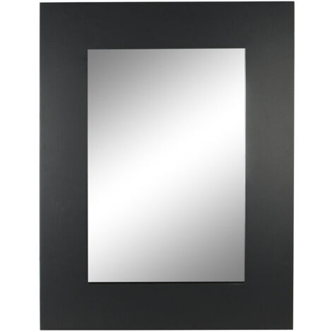 DKD Home Decor Miroir mural Noir Bois MDF 60x2.5x86 cm