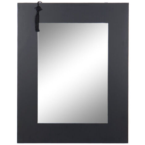DKD Home Decor Miroir Mural Noir Oriental 70x2x90 cm