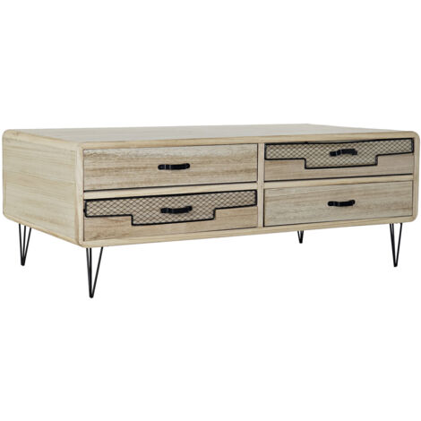 dkd-home-decor Mobile TV Métal et Bois 115x61x43 cm