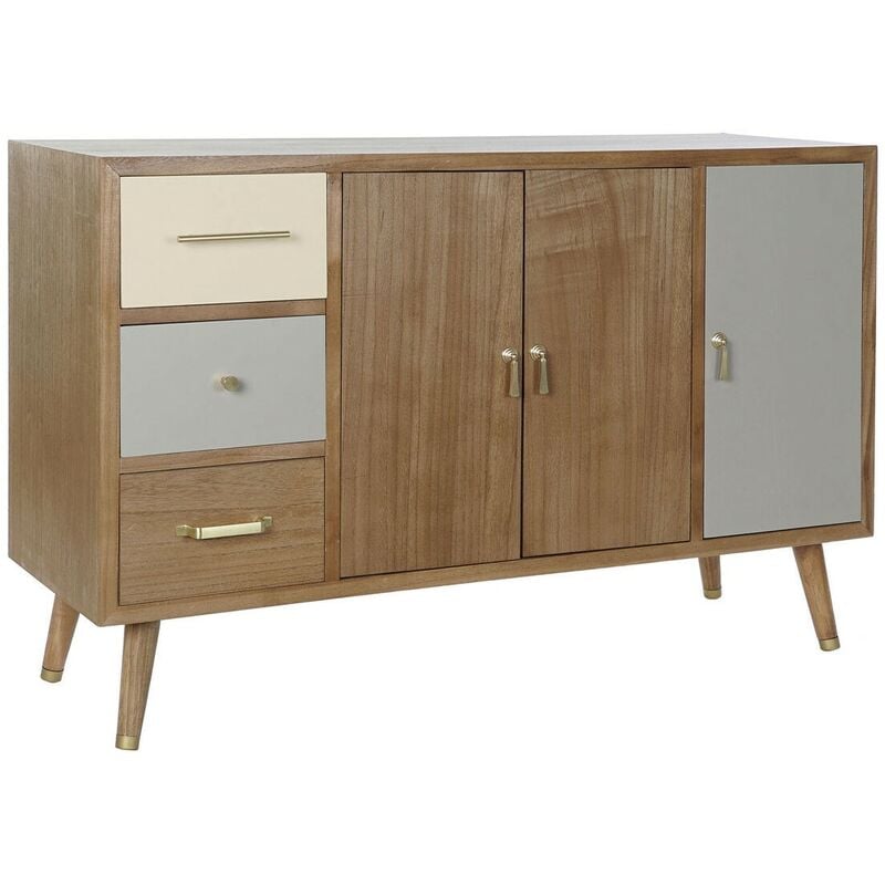 

Mueble de TV Metal Madera de Paulonia (120 x 40 x 78.5 cm) - Dkd Home Decor