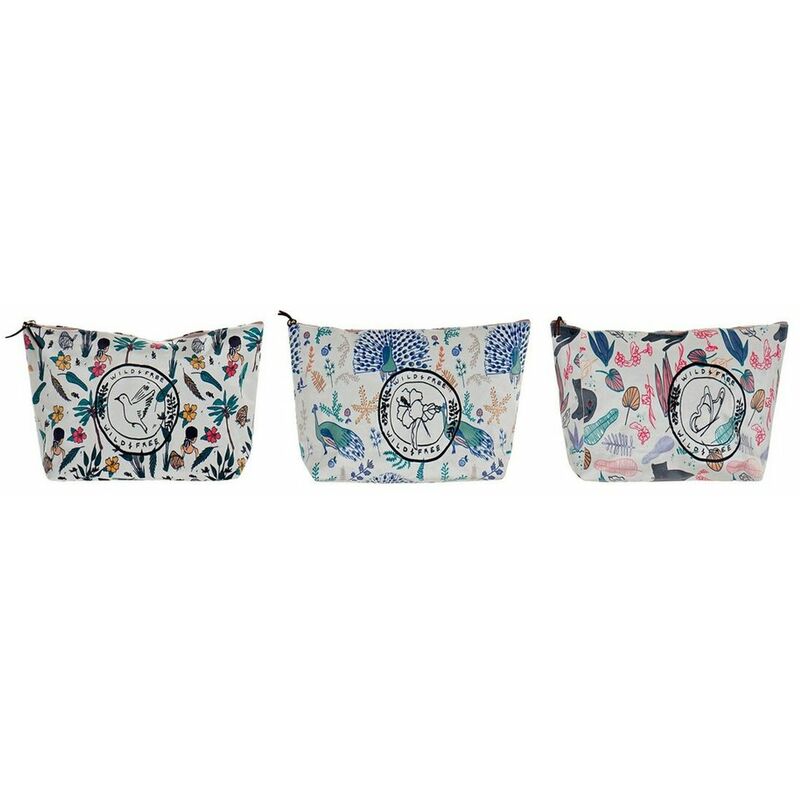 

Neceser Tropical Poliéster (3 pcs) (33 x 8 x 21 cm) - Dkd Home Decor