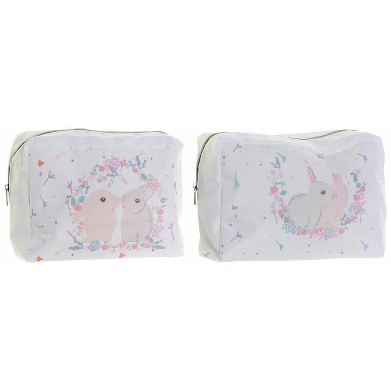 

Neceser Infantil Blanco (2 pcs) (20 x 8 x 14 cm) - Dkd Home Decor