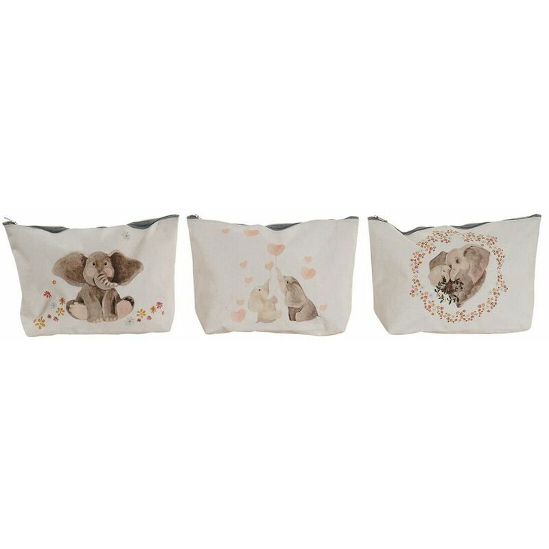 

Neceser Infantil Gris Claro (3 pcs) - Dkd Home Decor