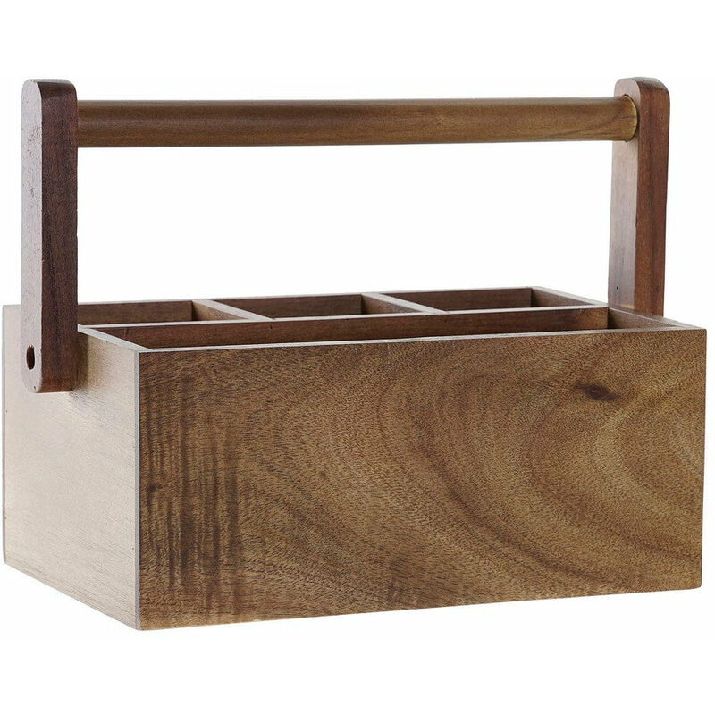 

Organizador para Cubiertos DKD Home Decor Acacia (27.8 x 14 x 21 cm)