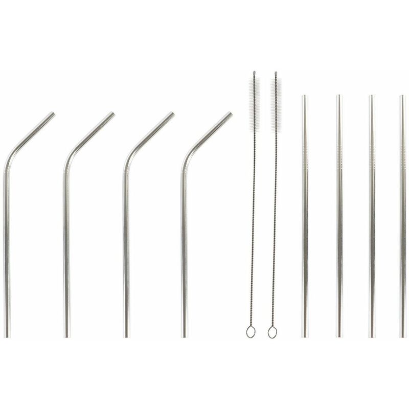 

DKD Home Decor Pajita Reutilizable DKD Home Decor Acero Inoxidable (10 pcs)