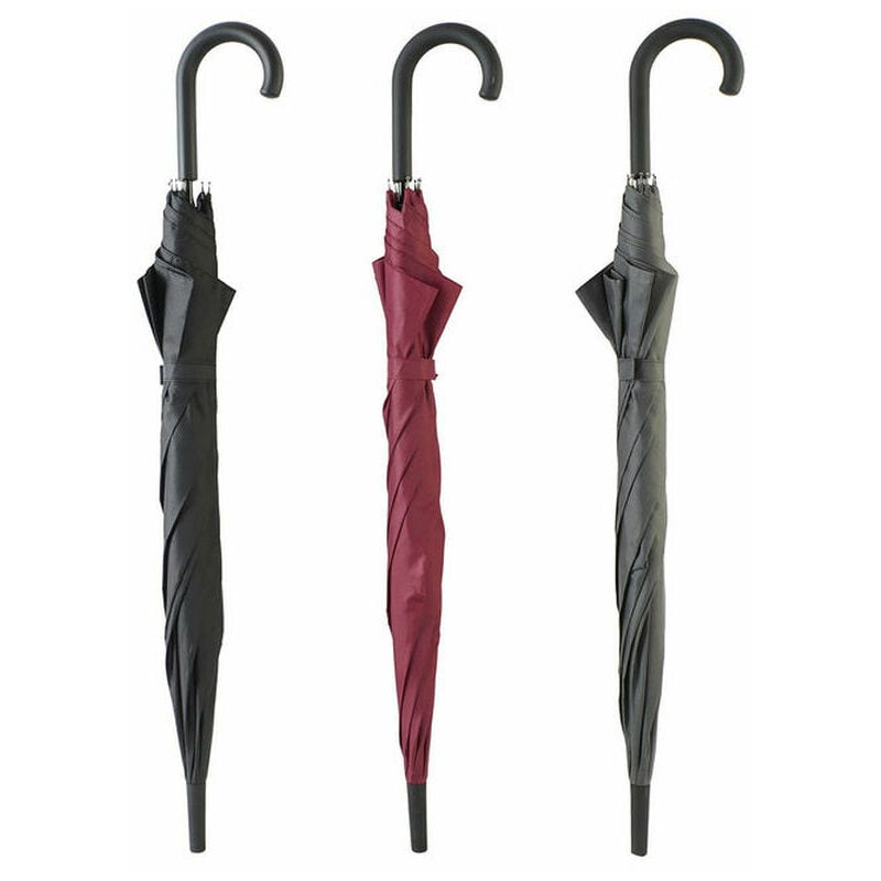 

Paraguas Gris Burdeos Pongee Plástico (3 pcs) - Dkd Home Decor