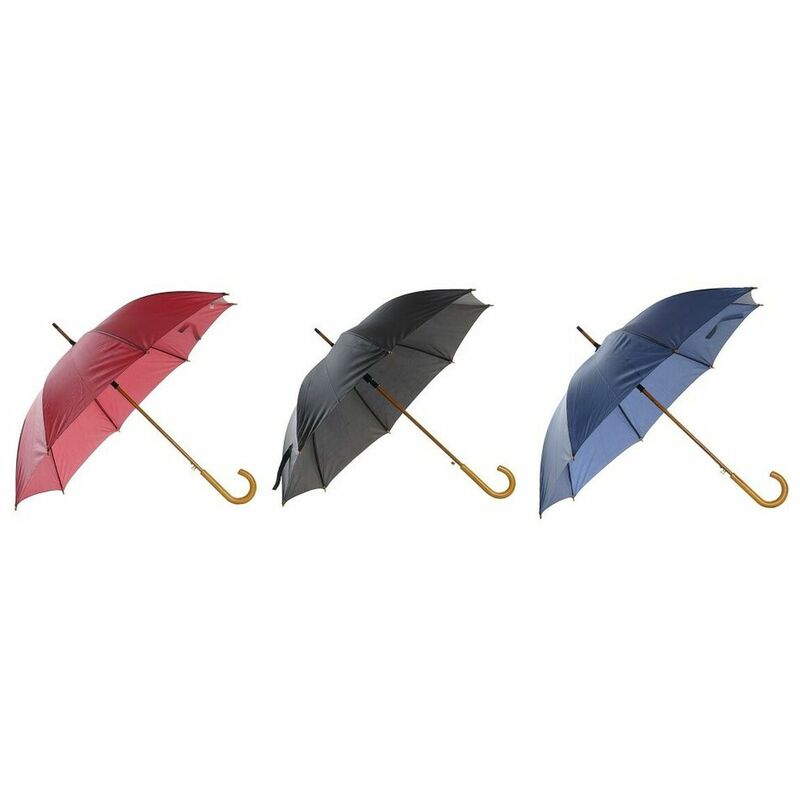 

Paraguas Madera Poliéster Burdeos Gris oscuro (3 pcs) - Dkd Home Decor