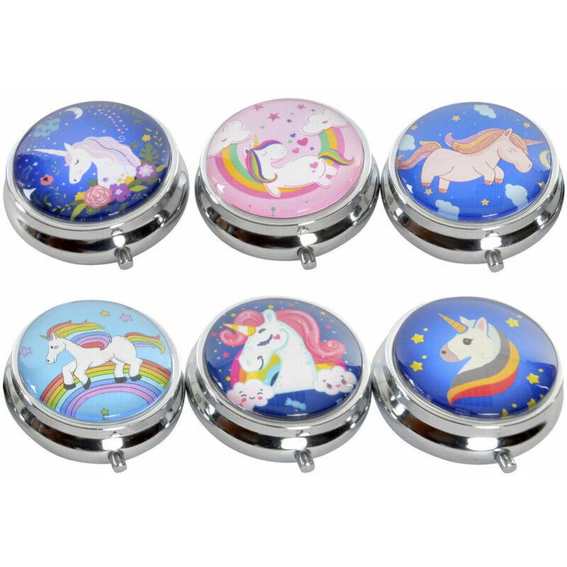 

Pastillero Con Compartimentos Dkd Home Decor Unicornio (6 Pcs)