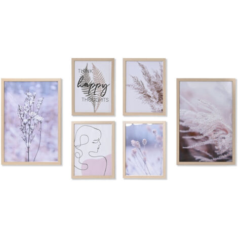 DKD Home Decor Pin cadre décoratif multicolore 40x60 cm