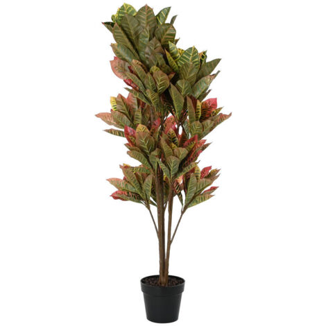 DKD Home Decor Plante décorative marron et vert 140 cm