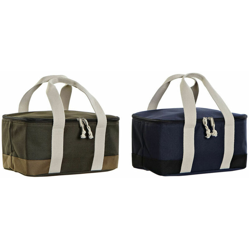 

Portameriendas Térmico Verde Azul marino (30 x 20 x 15 cm) (2 pcs) - Dkd Home Decor