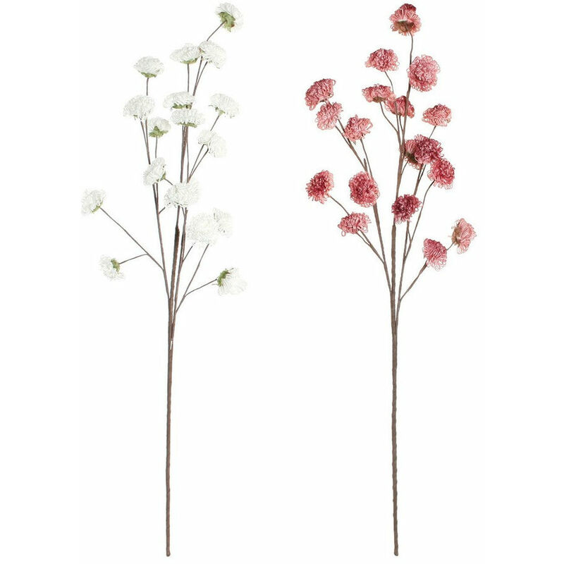 

Ramilletes DKD Home Decor Blanco Rosa EVA (Etilvinilacetato) (2 pcs)