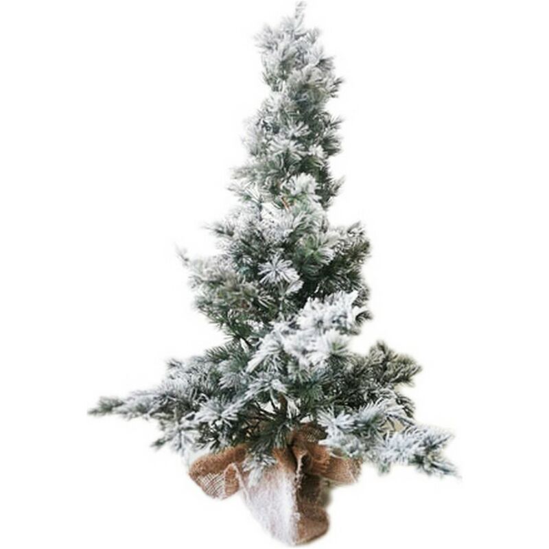 

Árbol de Navidad PVC LED Nevado (20 x 20 x 80 cm) - Dkd Home Decor