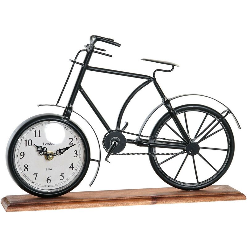 

Reloj de Mesa Bicicleta Negro Hierro Madera MDF (34 x 8 x 23.5 cm) - Dkd Home Decor