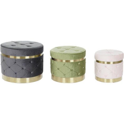 DKD Home Decor Repose pied Multicolore 60 x 60 cm