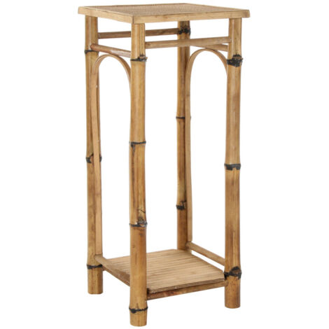 DKD Home Decor Rotin Table d appoint Naturel 36x36x85 cm