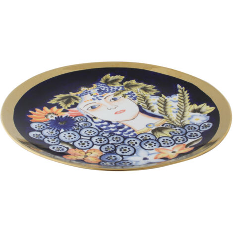 DKD Home Decor S3020486 Centre de Table Noir 42x42 cm