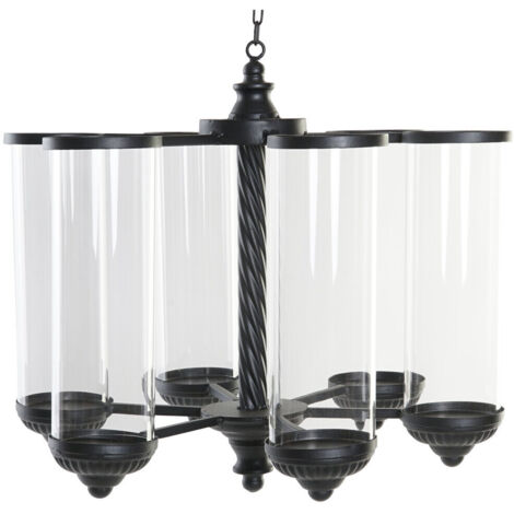 dkd-home-decor S3026343 Portavelas Noir Vintage 53x53x52 cm